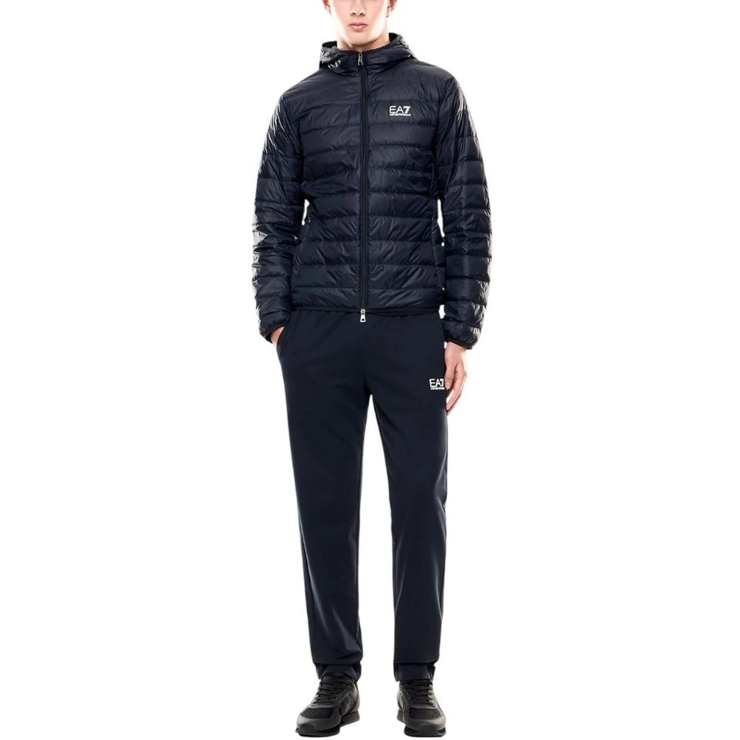 Blue Polyamide Shell Jacket