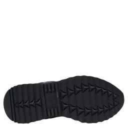 Black Polyethylene Low Top Sneakers