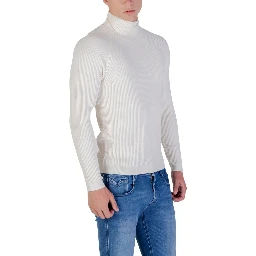 Cream Viscose Turtleneck