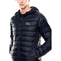 Blue Polyamide Shell Jacket