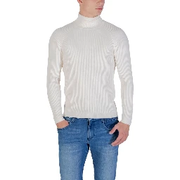 Cream Viscose Turtleneck