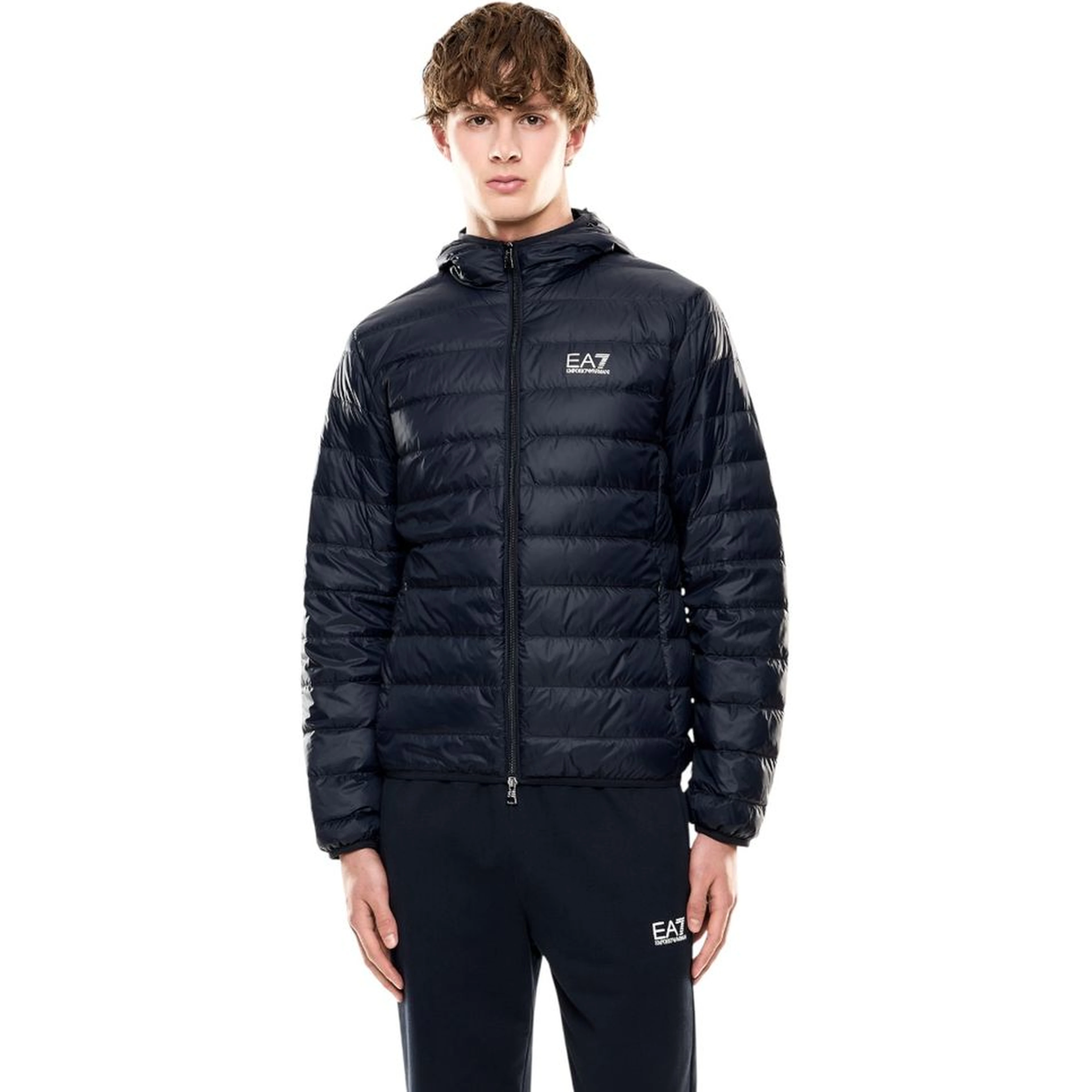 Blue Polyamide Shell Jacket