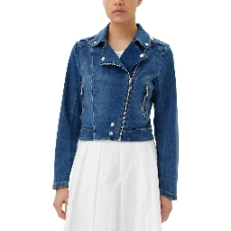 جاكيت جينز قطني أزرق