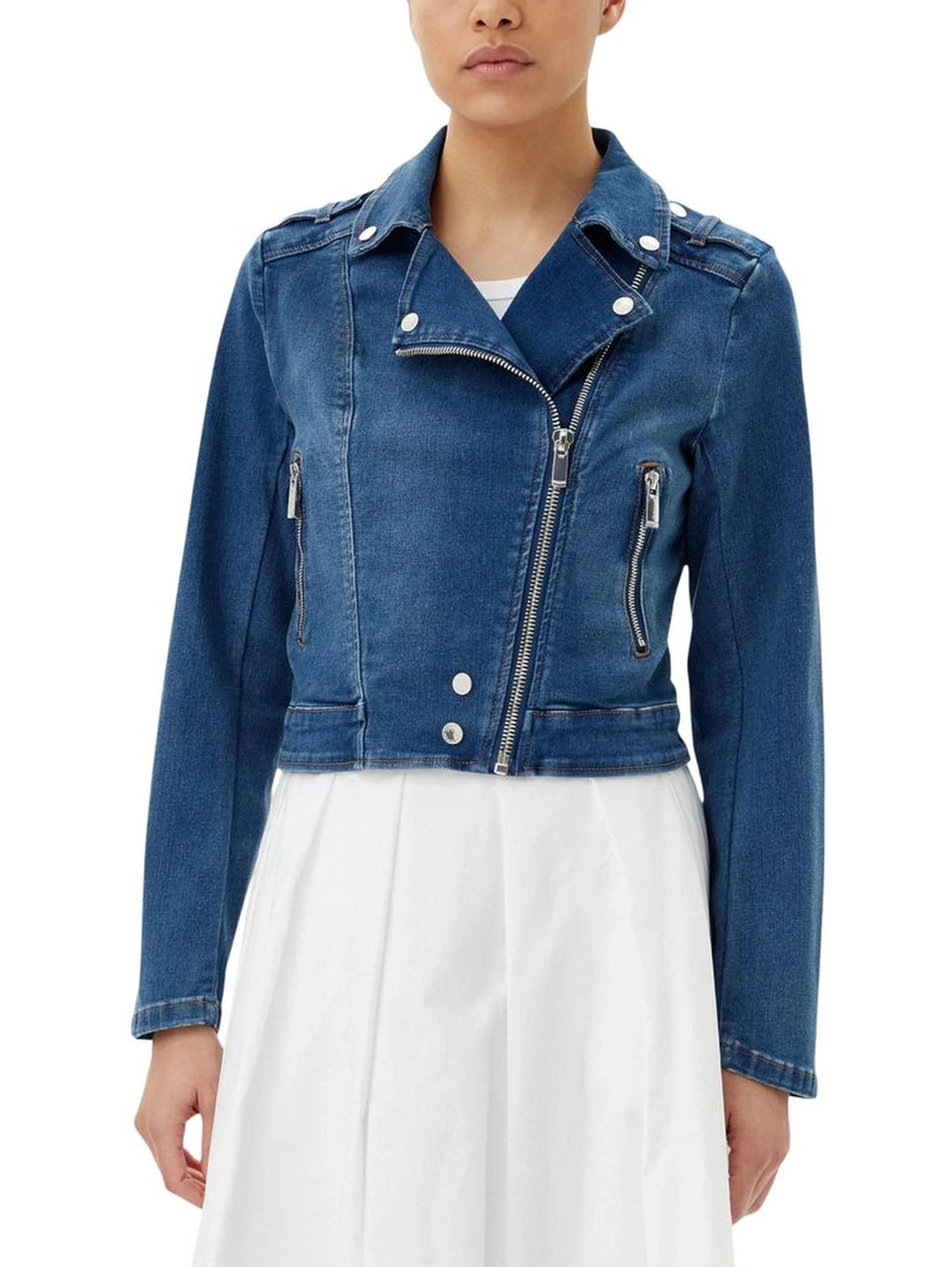 Blue Cotton Denim Jacket