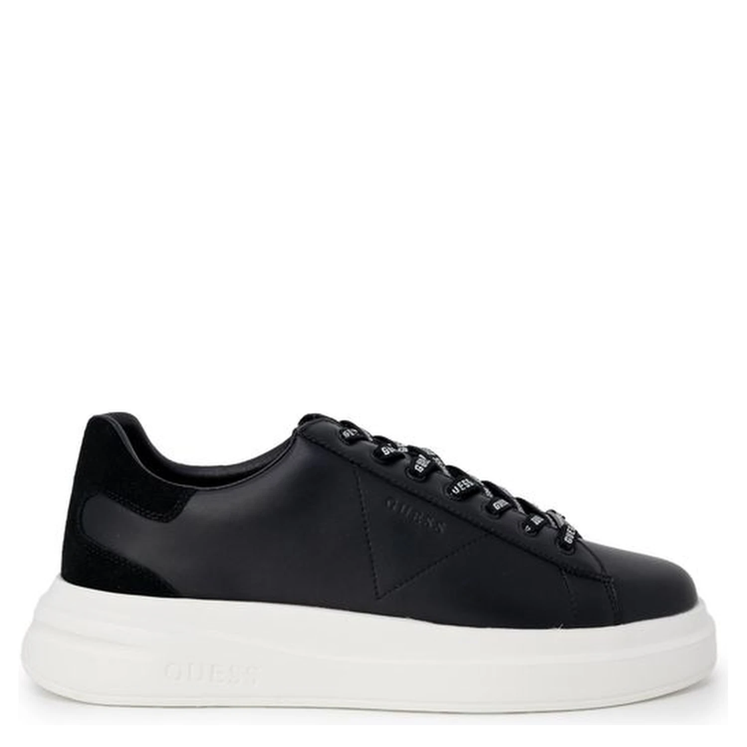 Black Polyethylene Low Top Sneakers