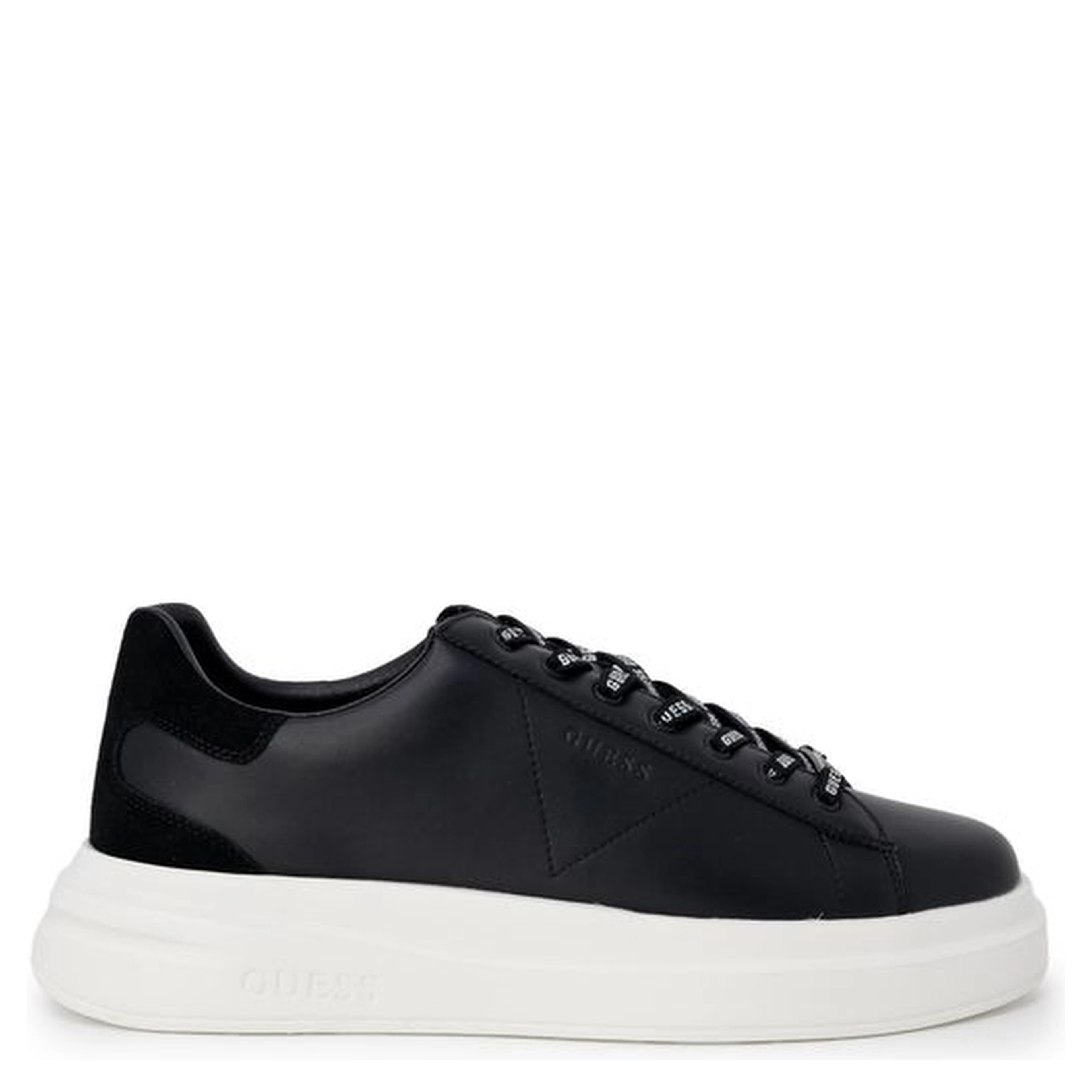 Black Polyethylene Low Top Sneakers