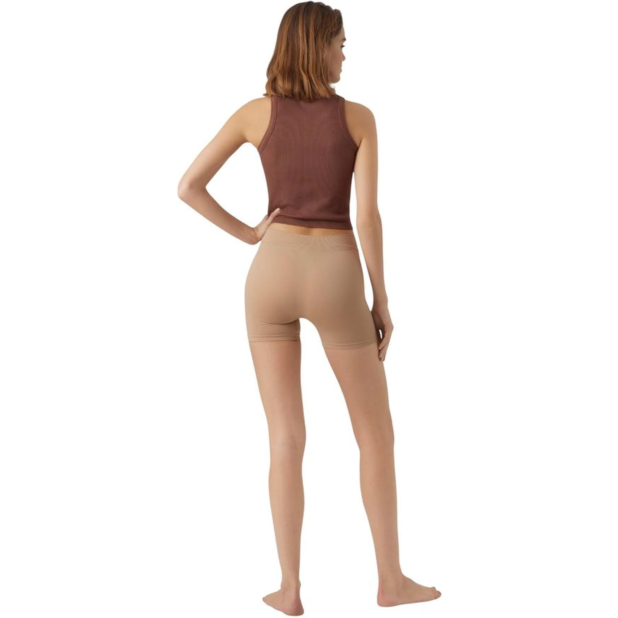 Beige Polyamide Shorts