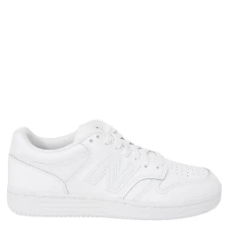 حذاء رياضي أبيض من الجلد