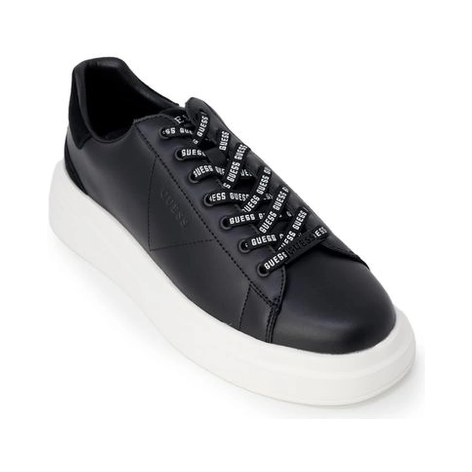Black Polyethylene Low Top Sneakers