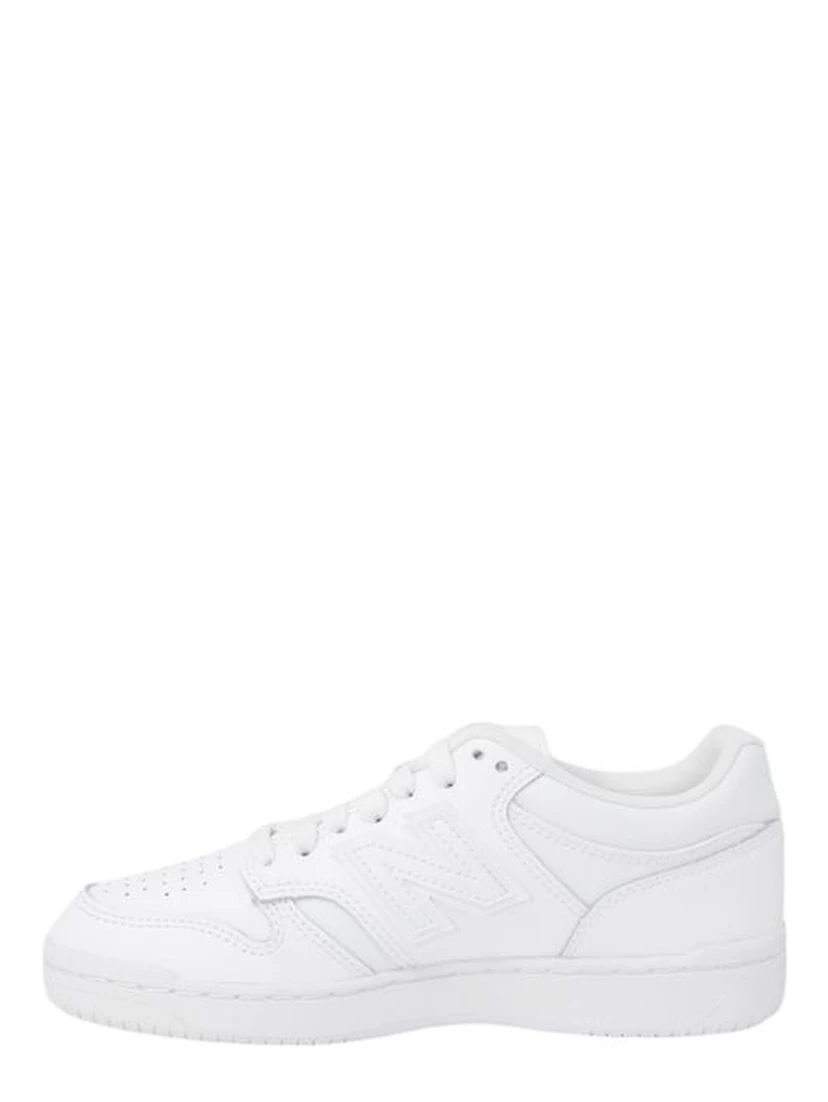 حذاء رياضي أبيض من الجلد