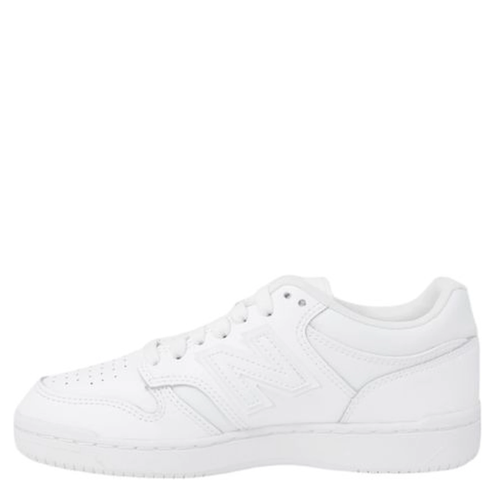 حذاء رياضي أبيض من الجلد