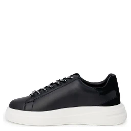 Black Polyethylene Low Top Sneakers
