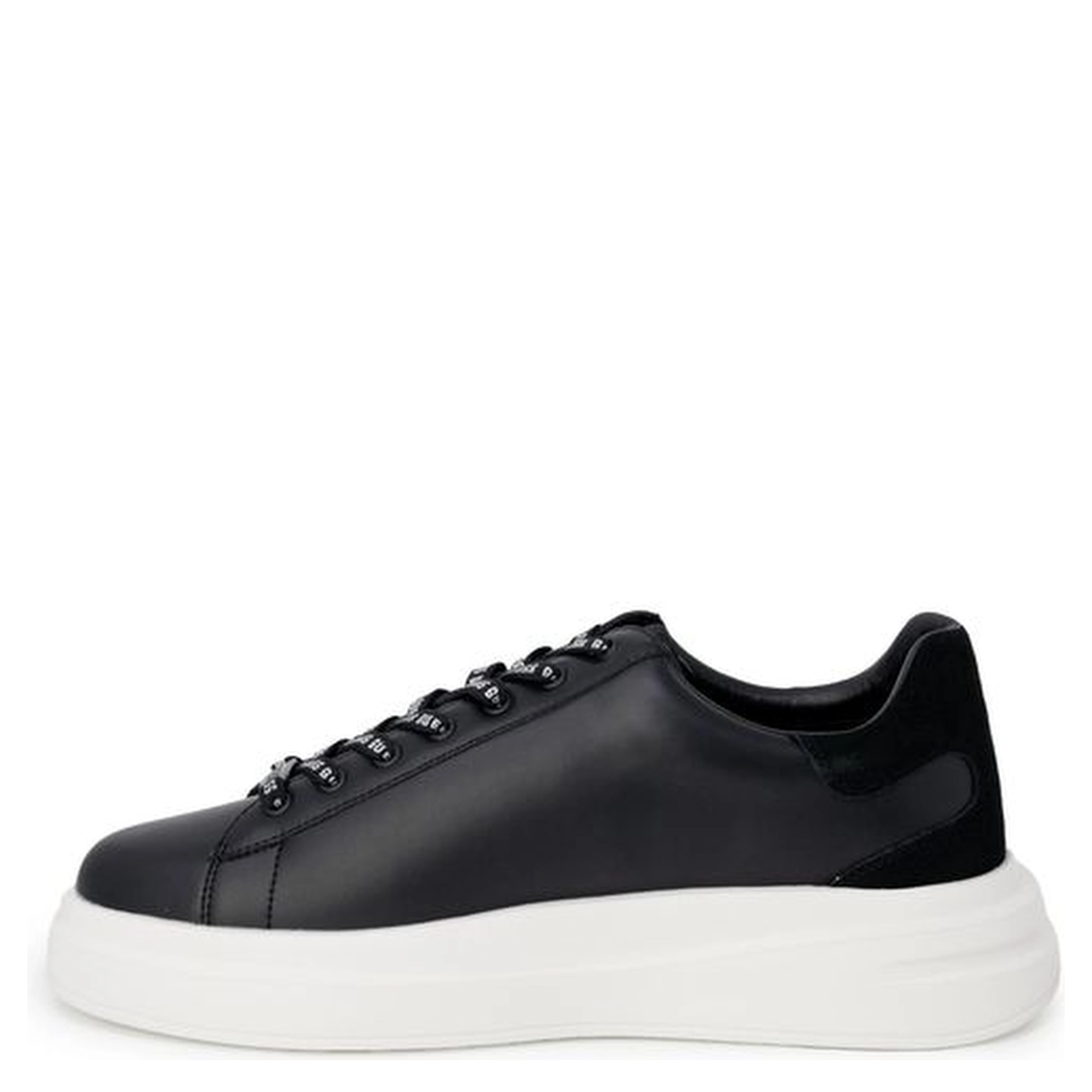 Black Polyethylene Low Top Sneakers