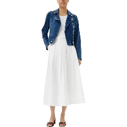 جاكيت جينز قطني أزرق