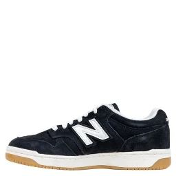 Black And White Leather Athletic Sneakers