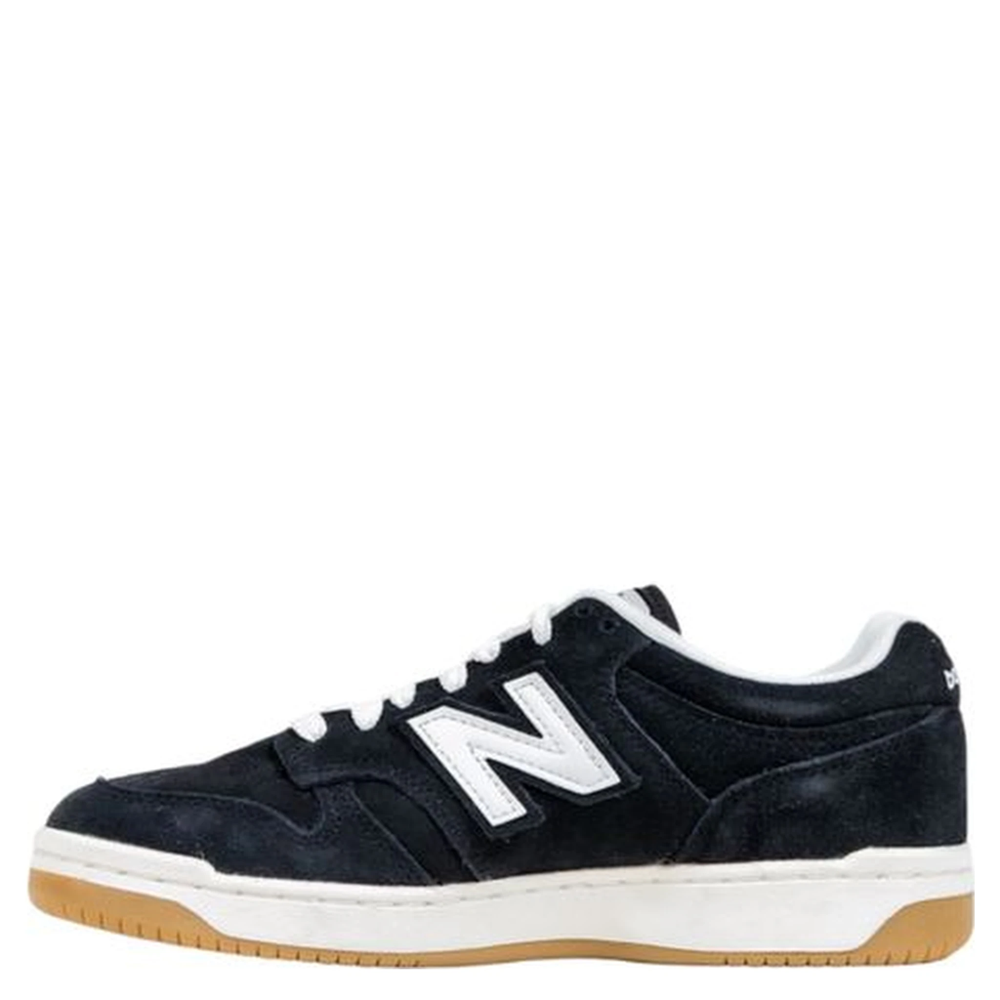 Black And White Leather Athletic Sneakers