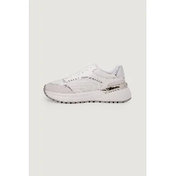 White Leather Low Top Sneakers