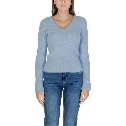 Blue Polyamide Sweatshirt