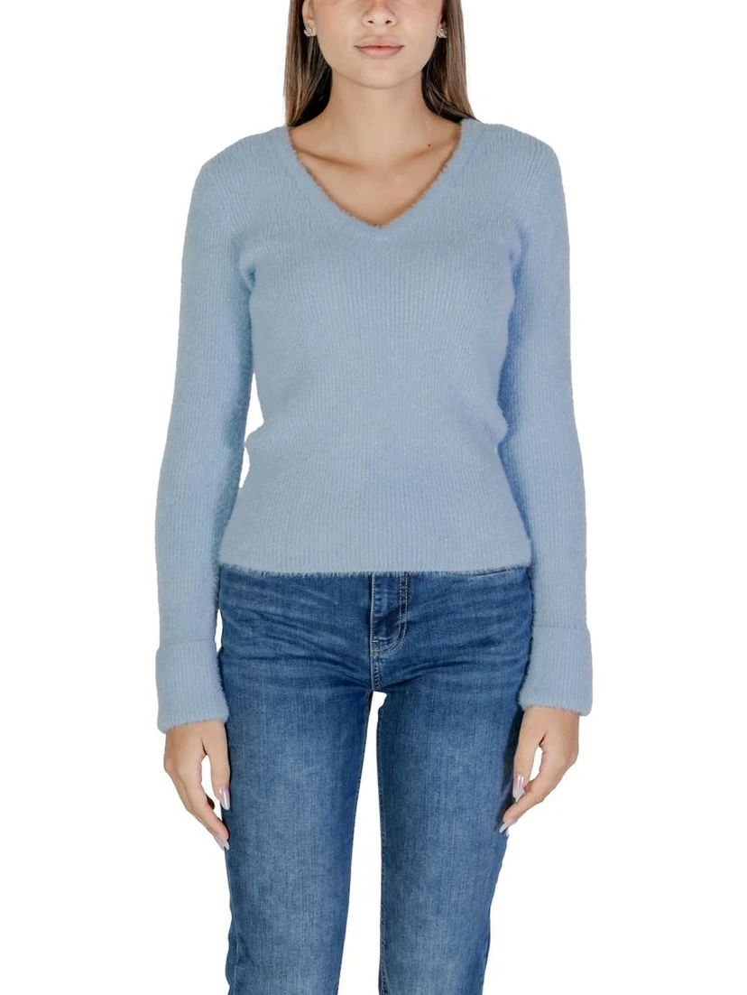 Blue Polyamide Sweatshirt