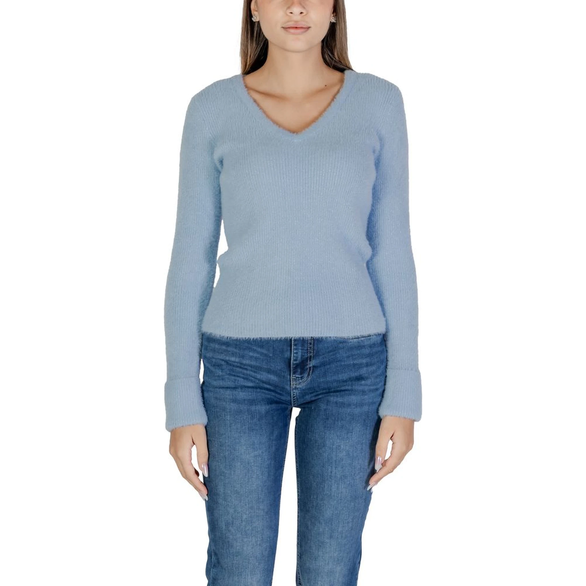 Blue Polyamide Sweatshirt