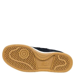 Black And White Leather Athletic Sneakers