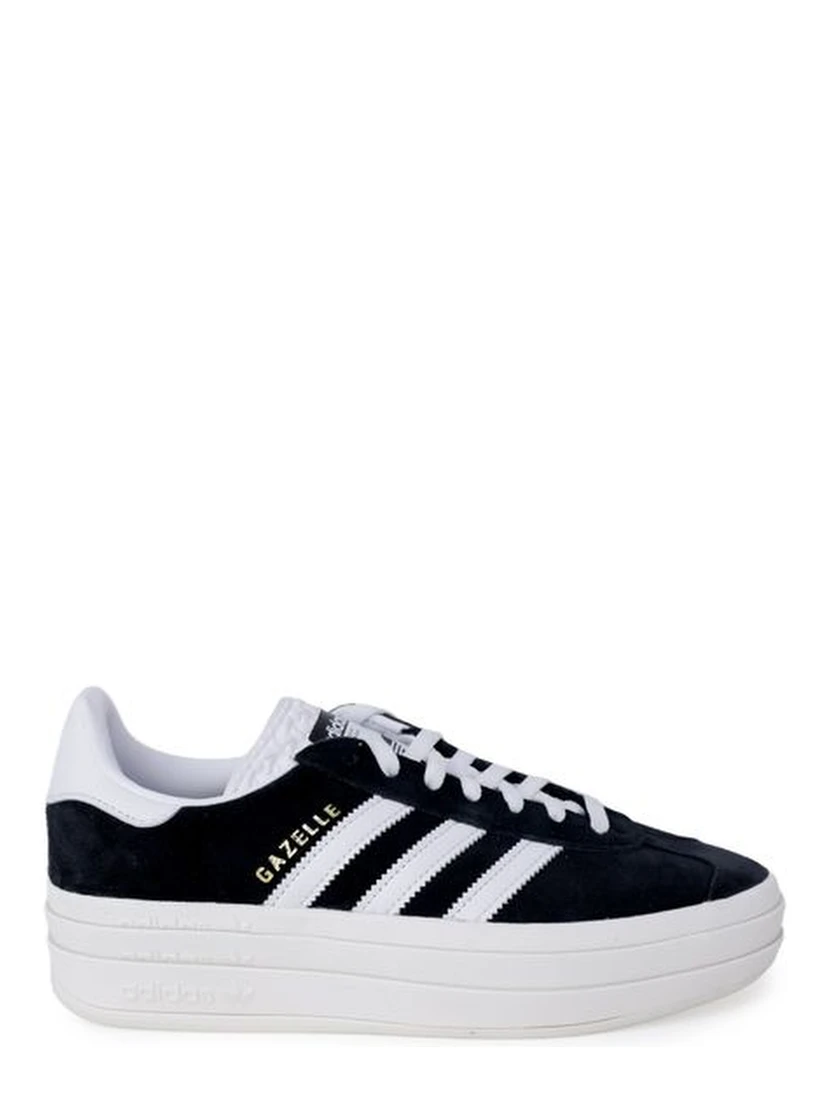 Black Leather Chunky Sneakers