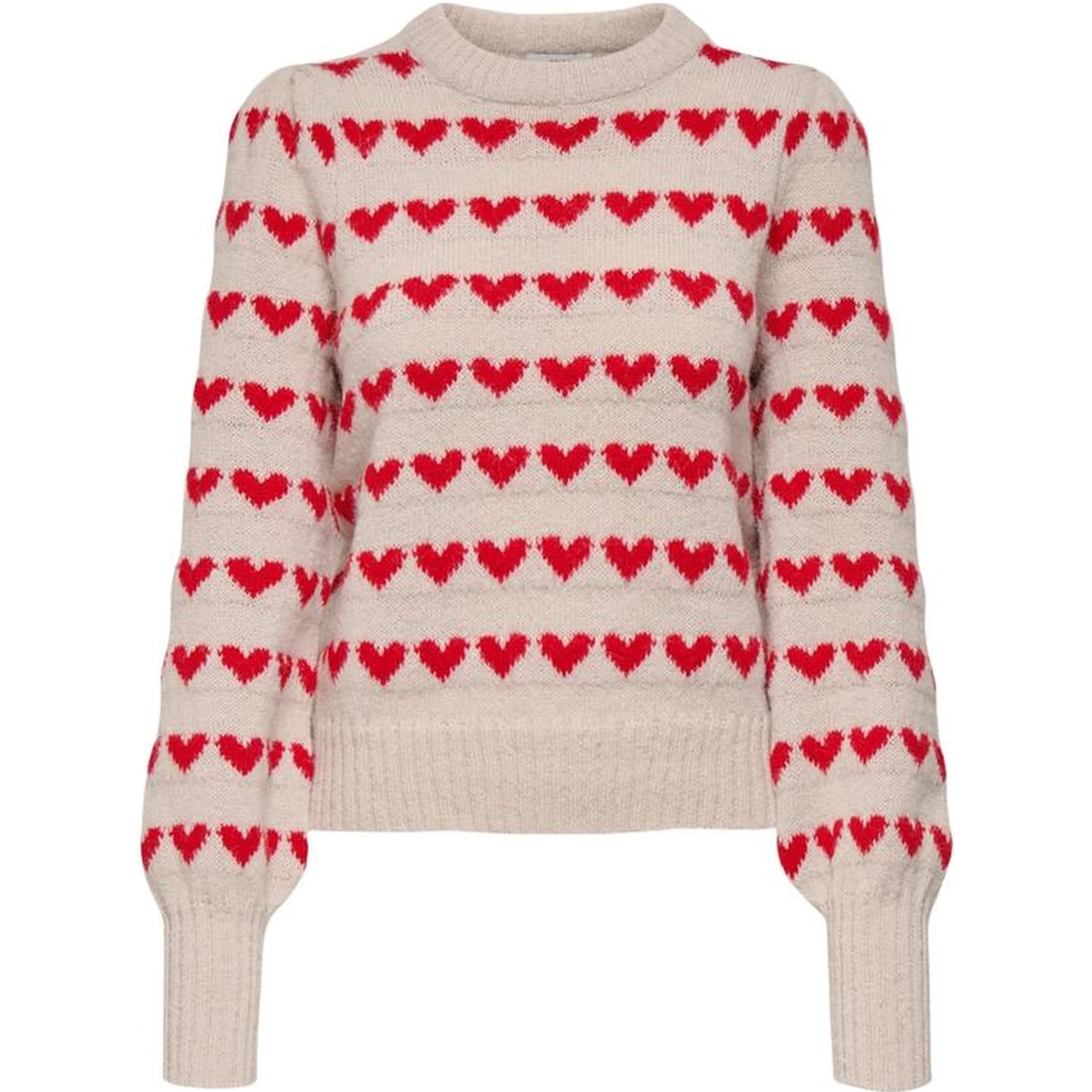 Beige Polyester Sweatshirt