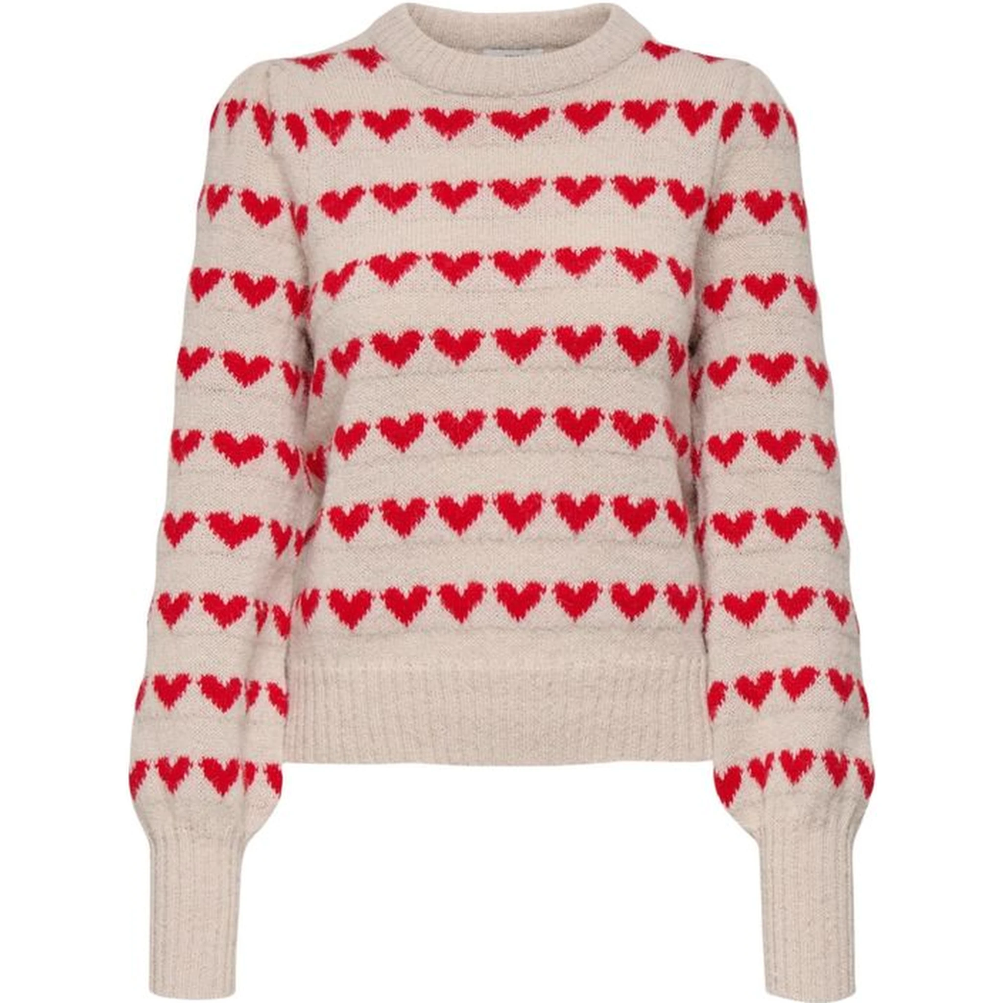 Beige Polyester Sweatshirt
