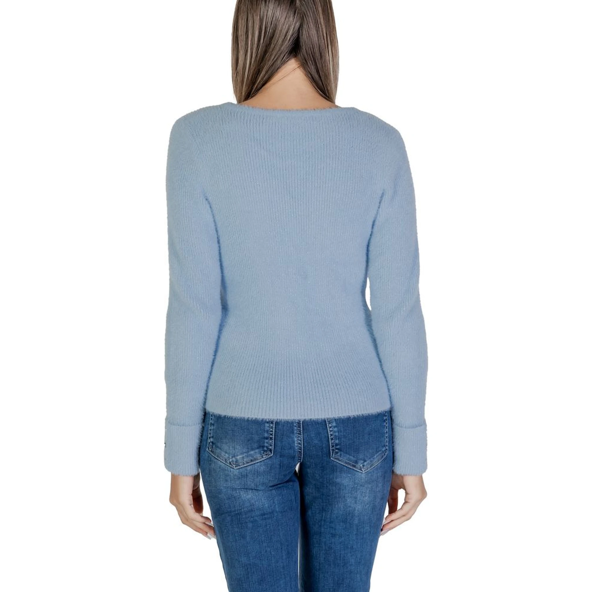 Blue Polyamide Sweatshirt