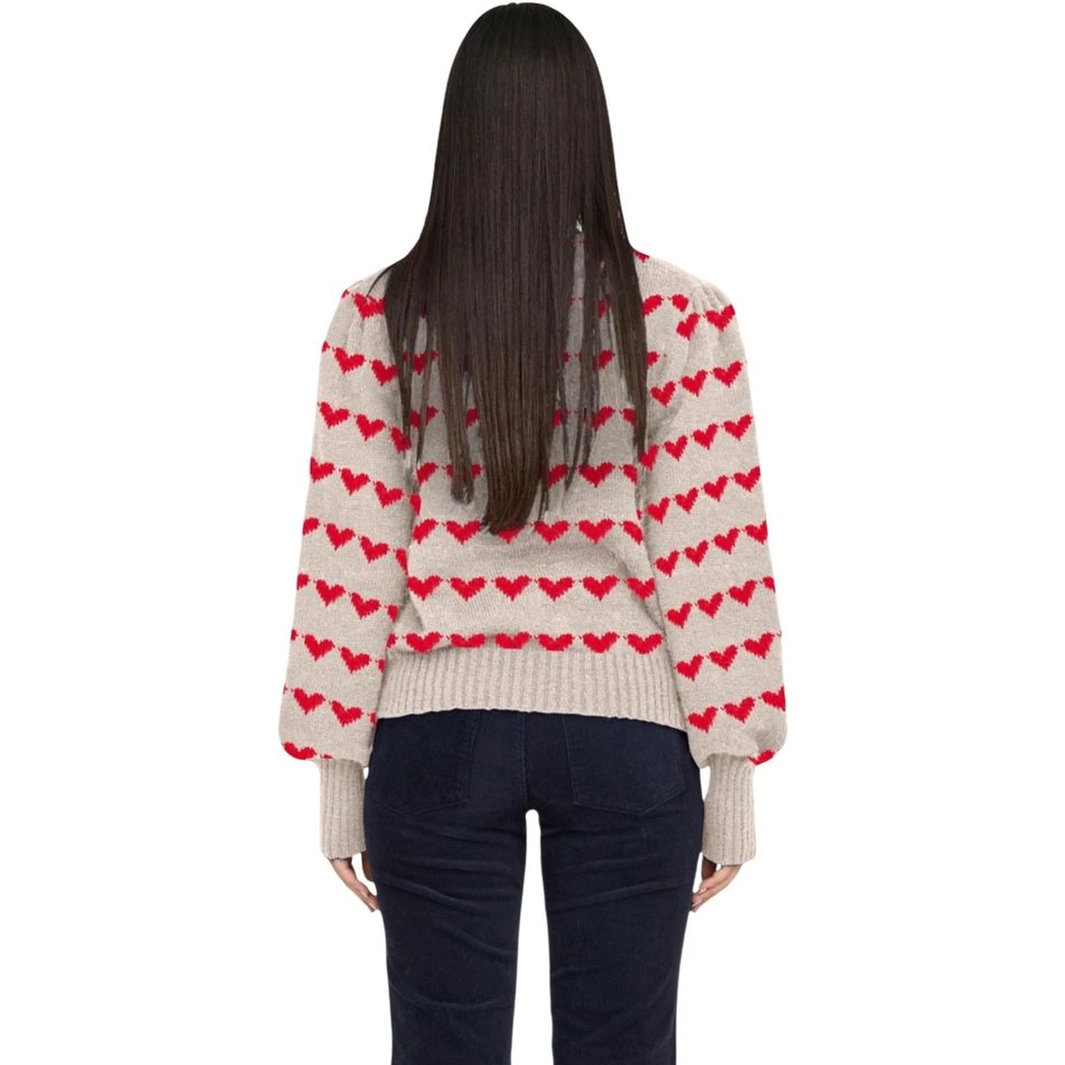 Beige Polyester Sweatshirt