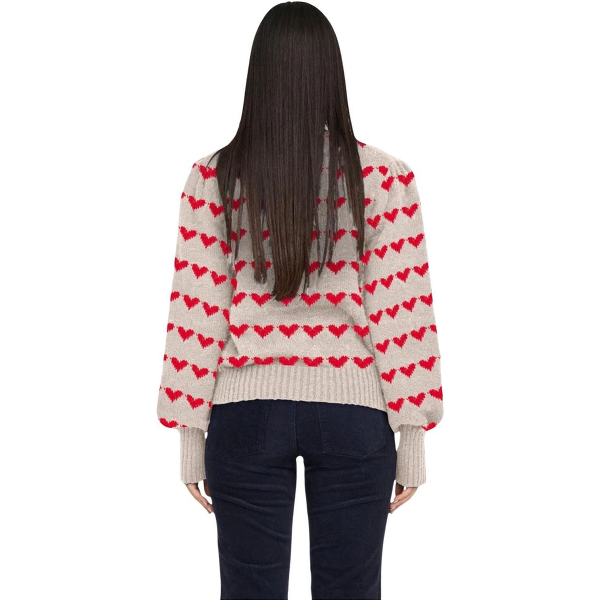 Beige Polyester Sweatshirt