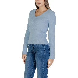 Blue Polyamide Sweatshirt