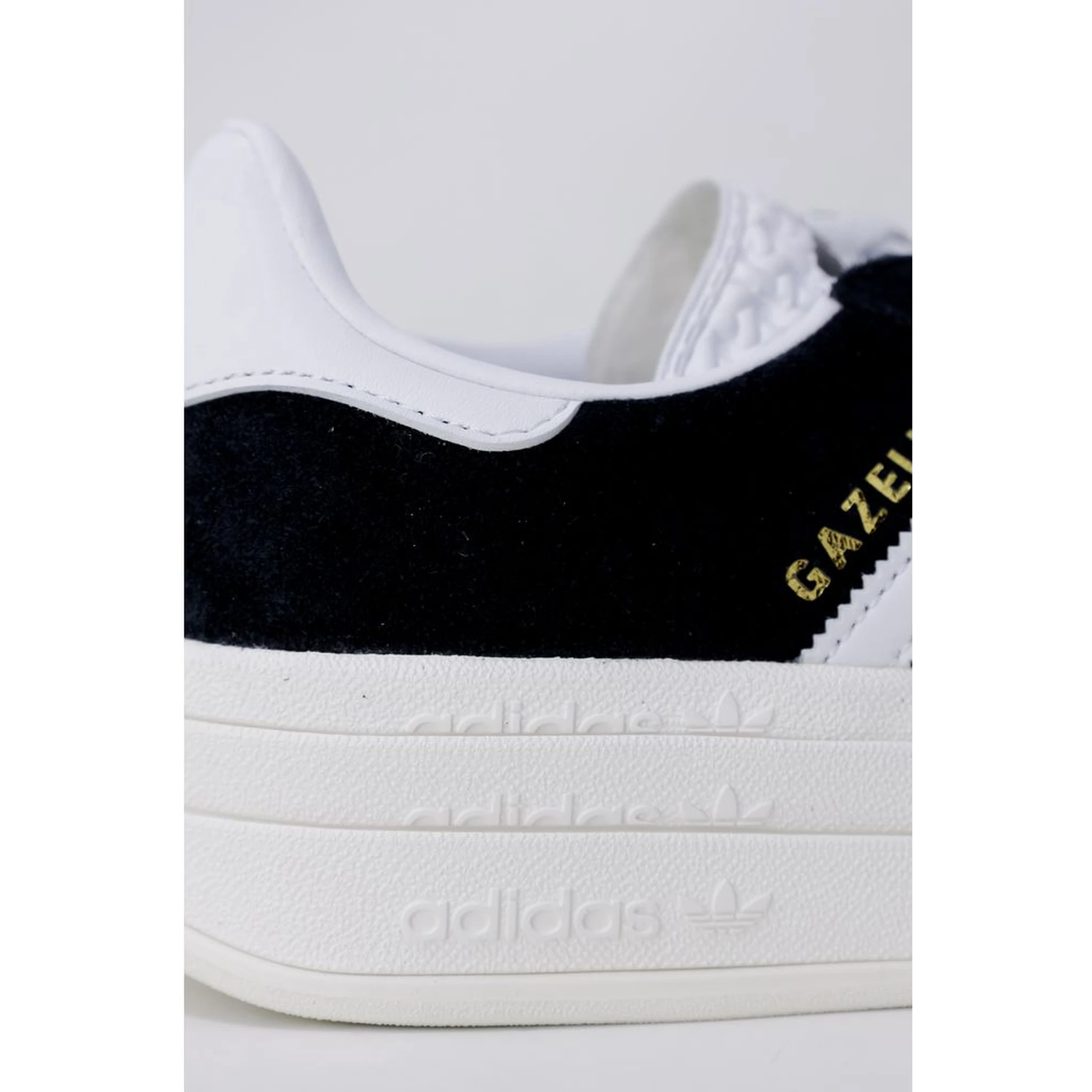 Black Leather Chunky Sneakers