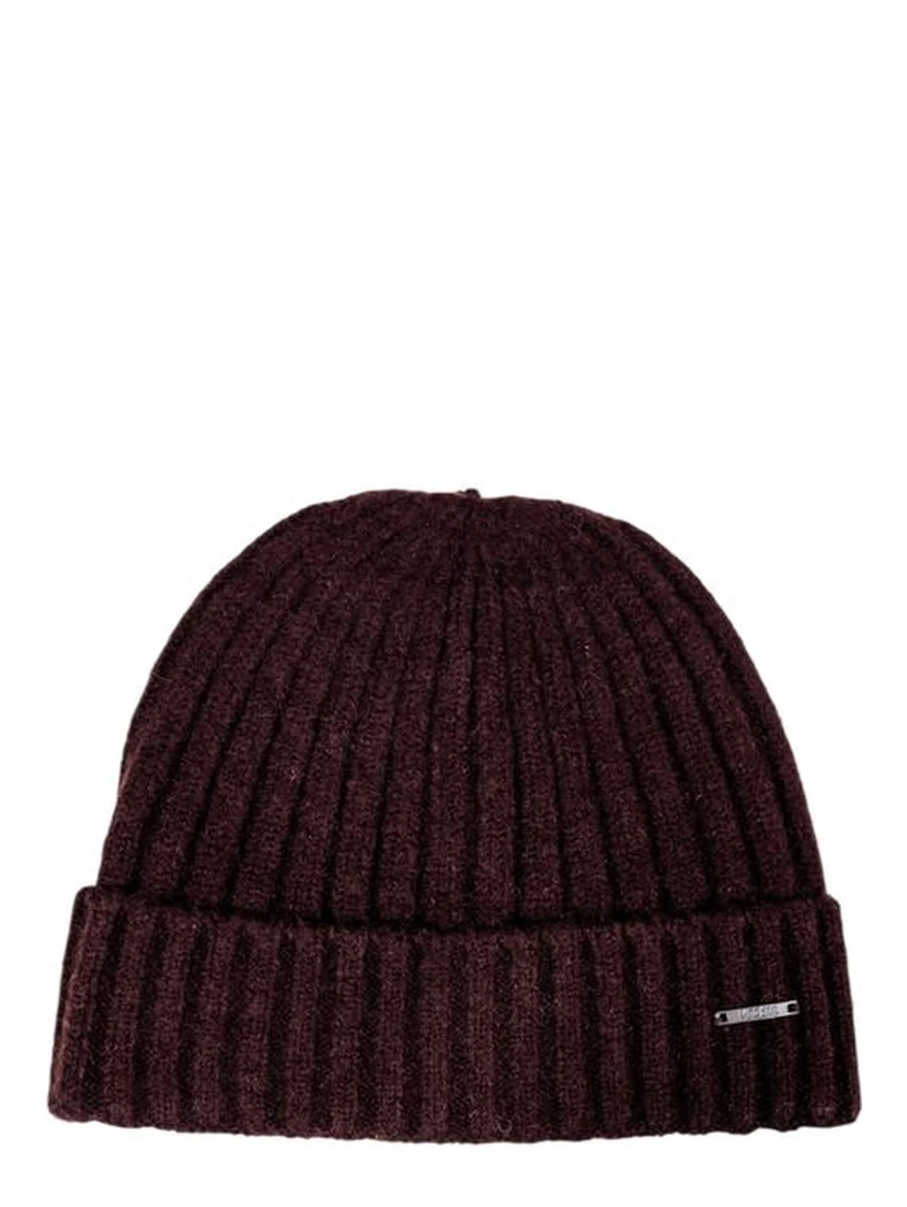 Bordeaux Marabou Cap (Baseball Hat)