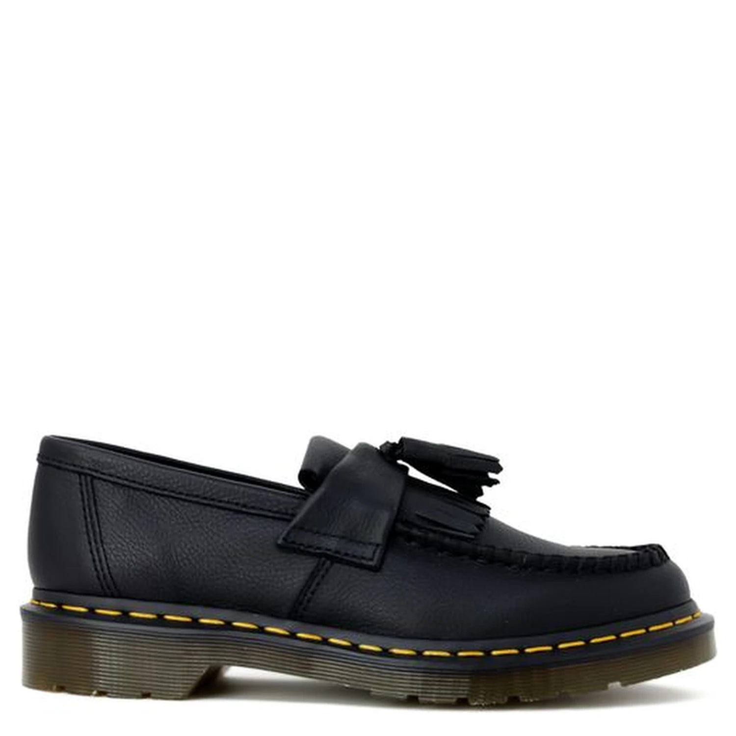 Black Leather Platform Pumps