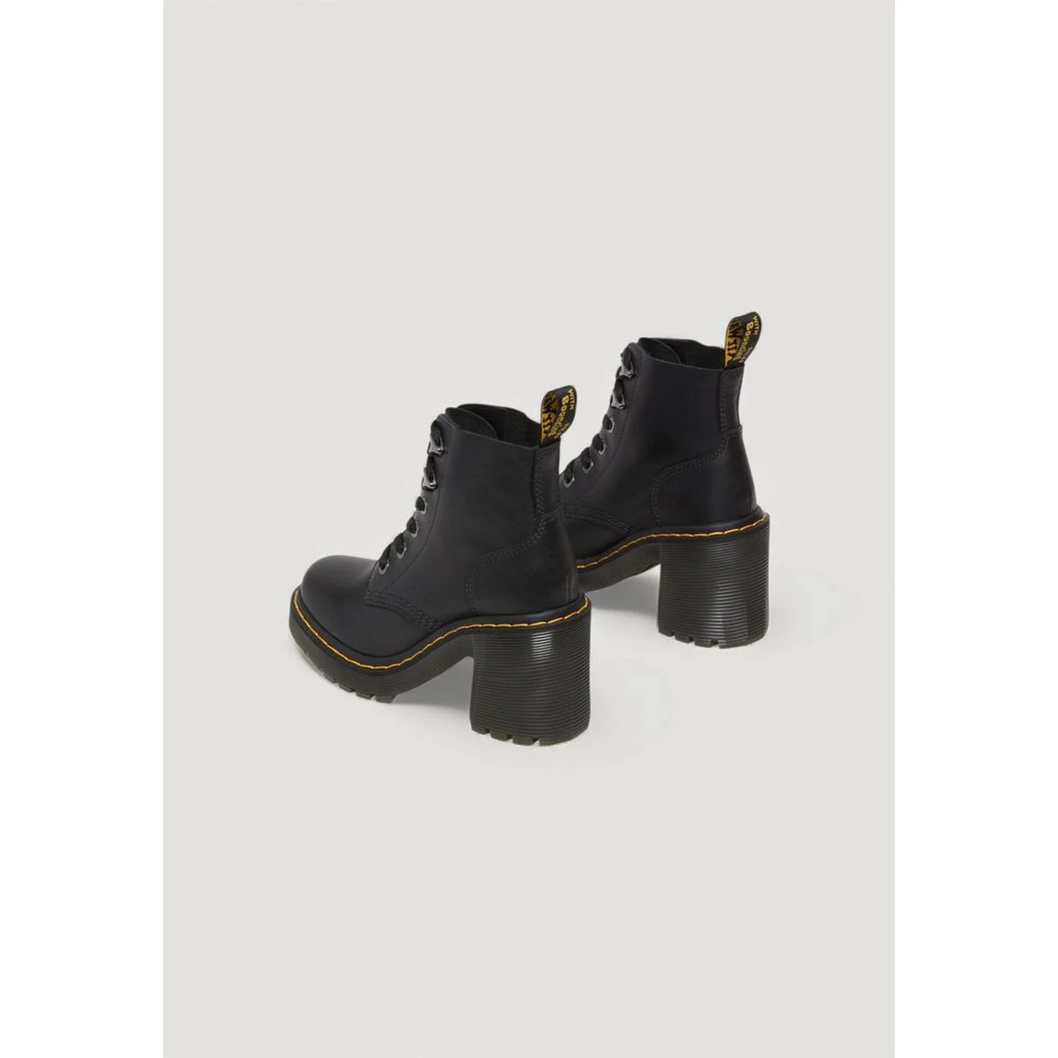 Black Leather Ankle Boots