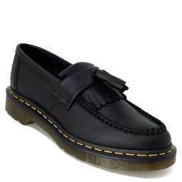 Black Leather Platform Pumps