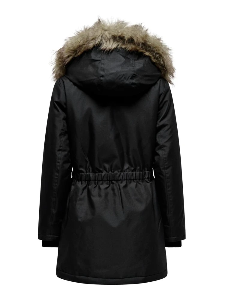 Black Polyester Parka alternative