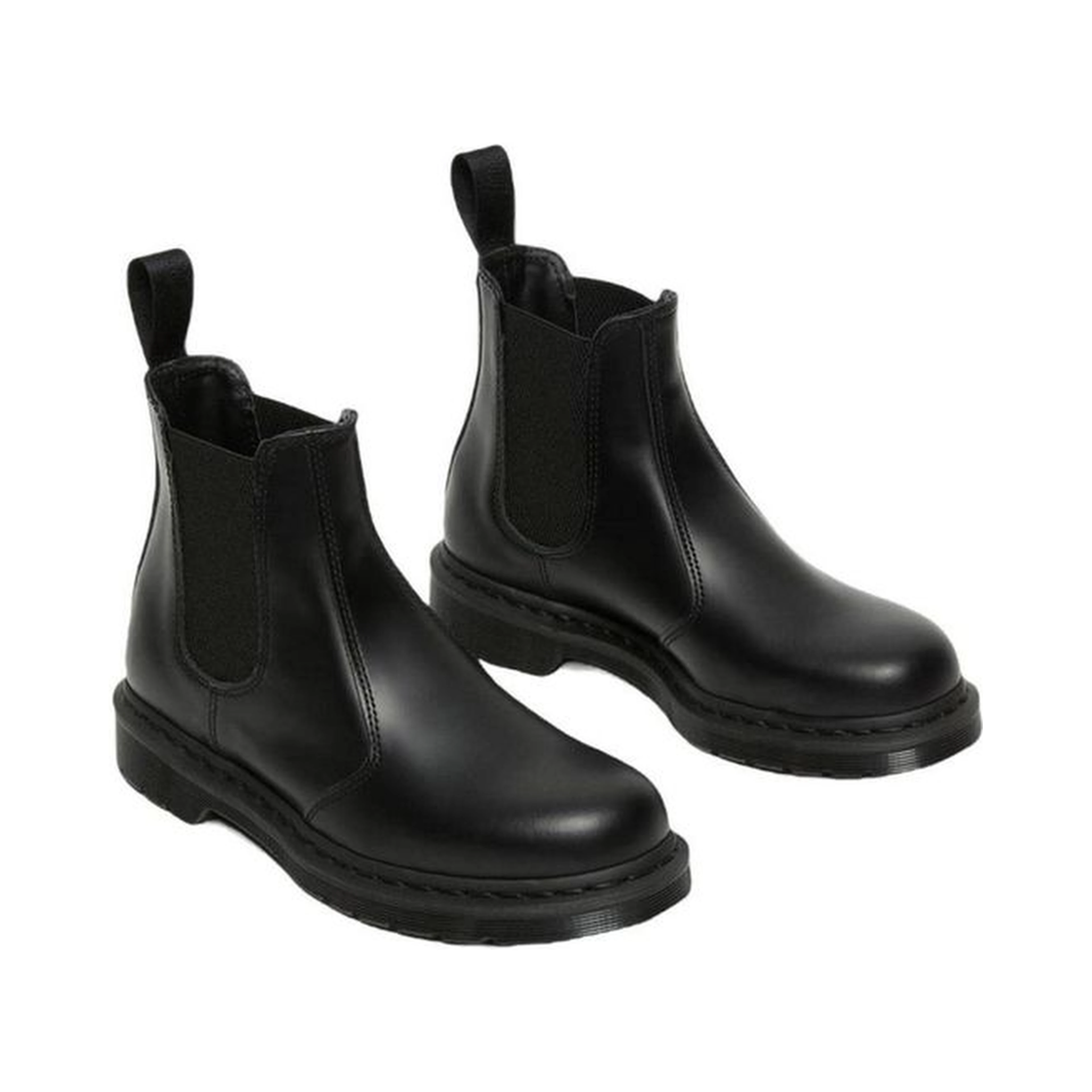 Black Leather Ankle Boots