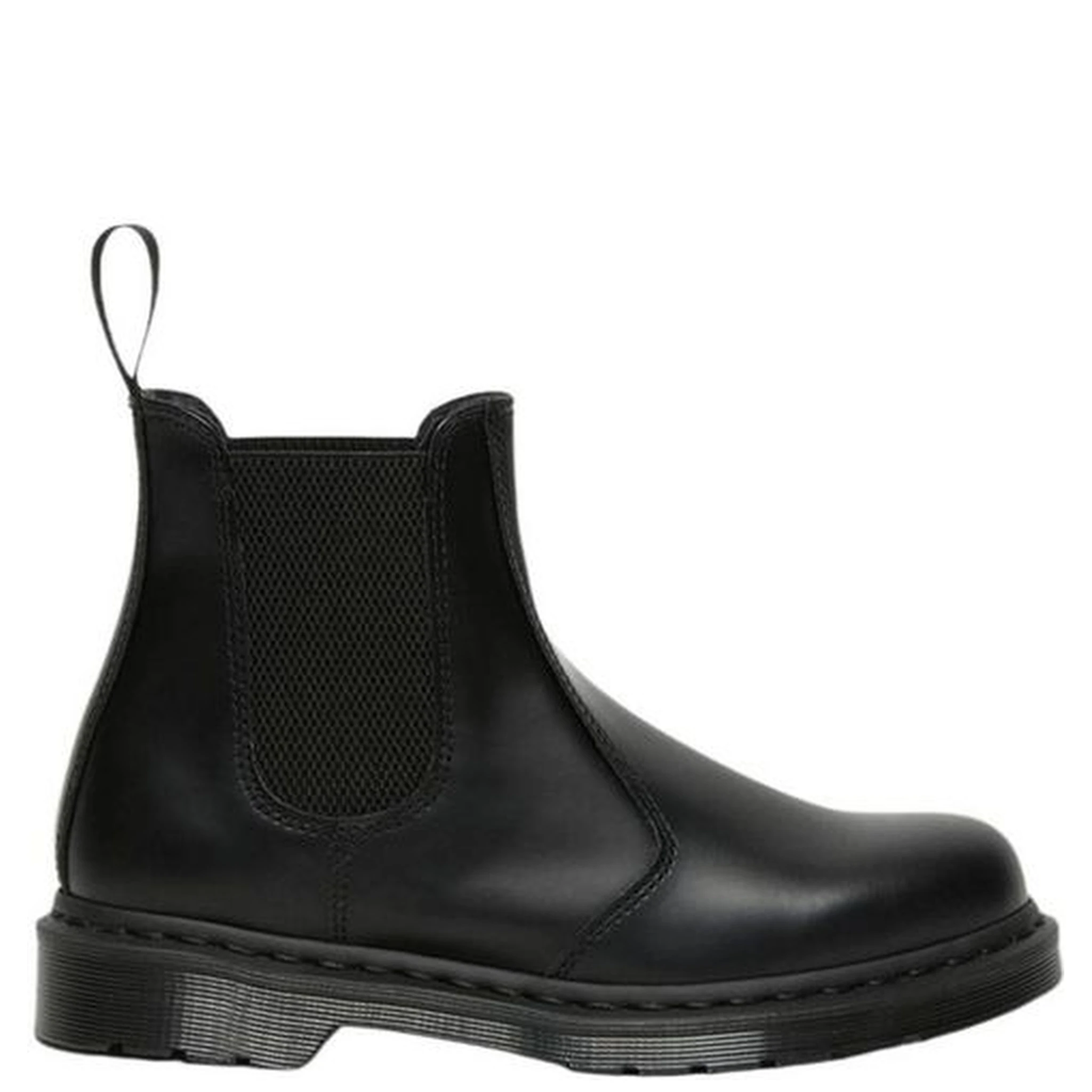 حذاء كاحل من الجلد الأسود