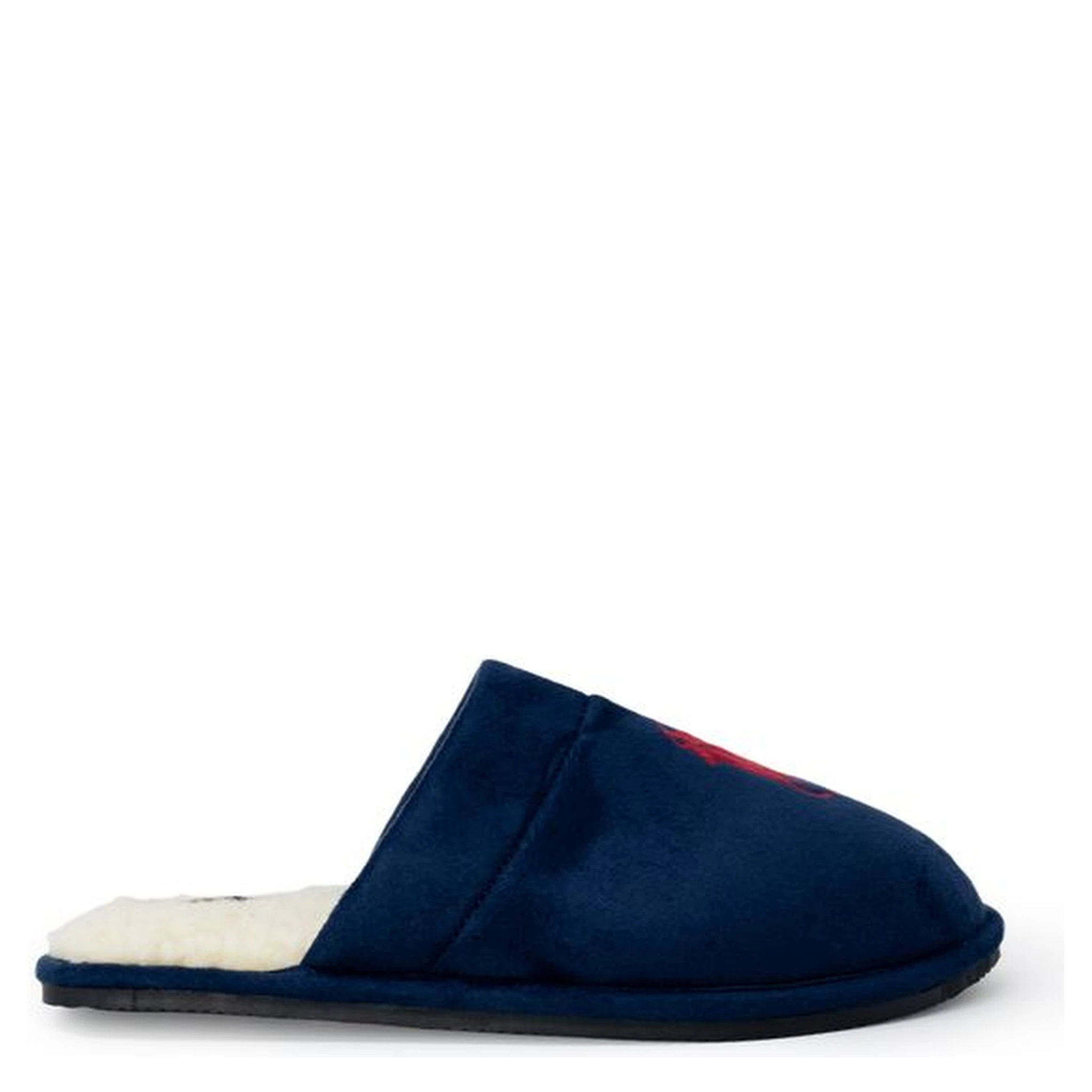 Blue Polyester Slippers
