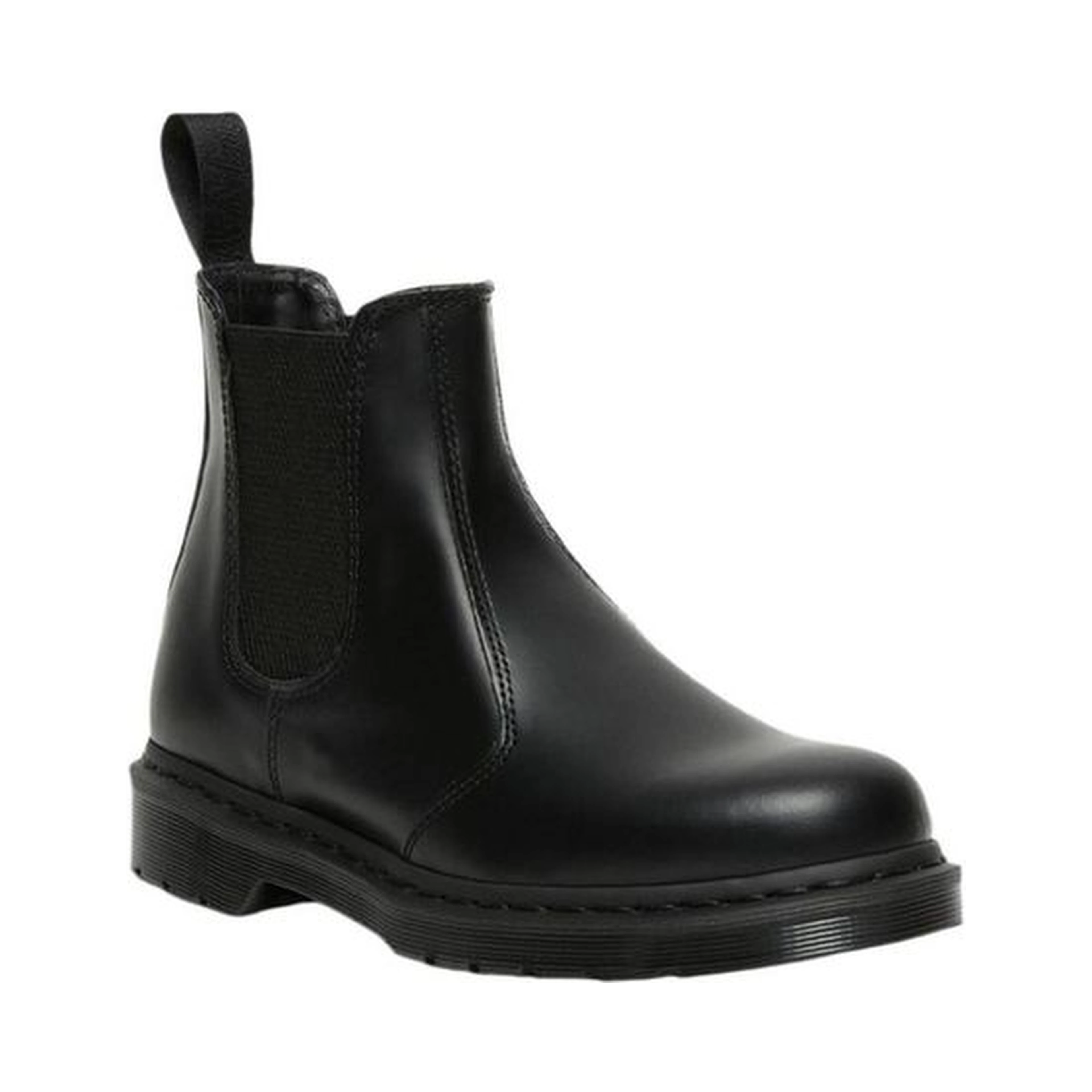 Black Leather Ankle Boots