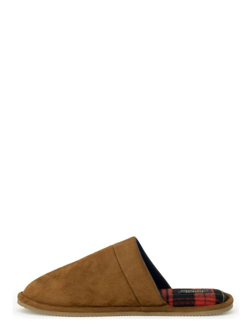 Beige Polyester Slippers