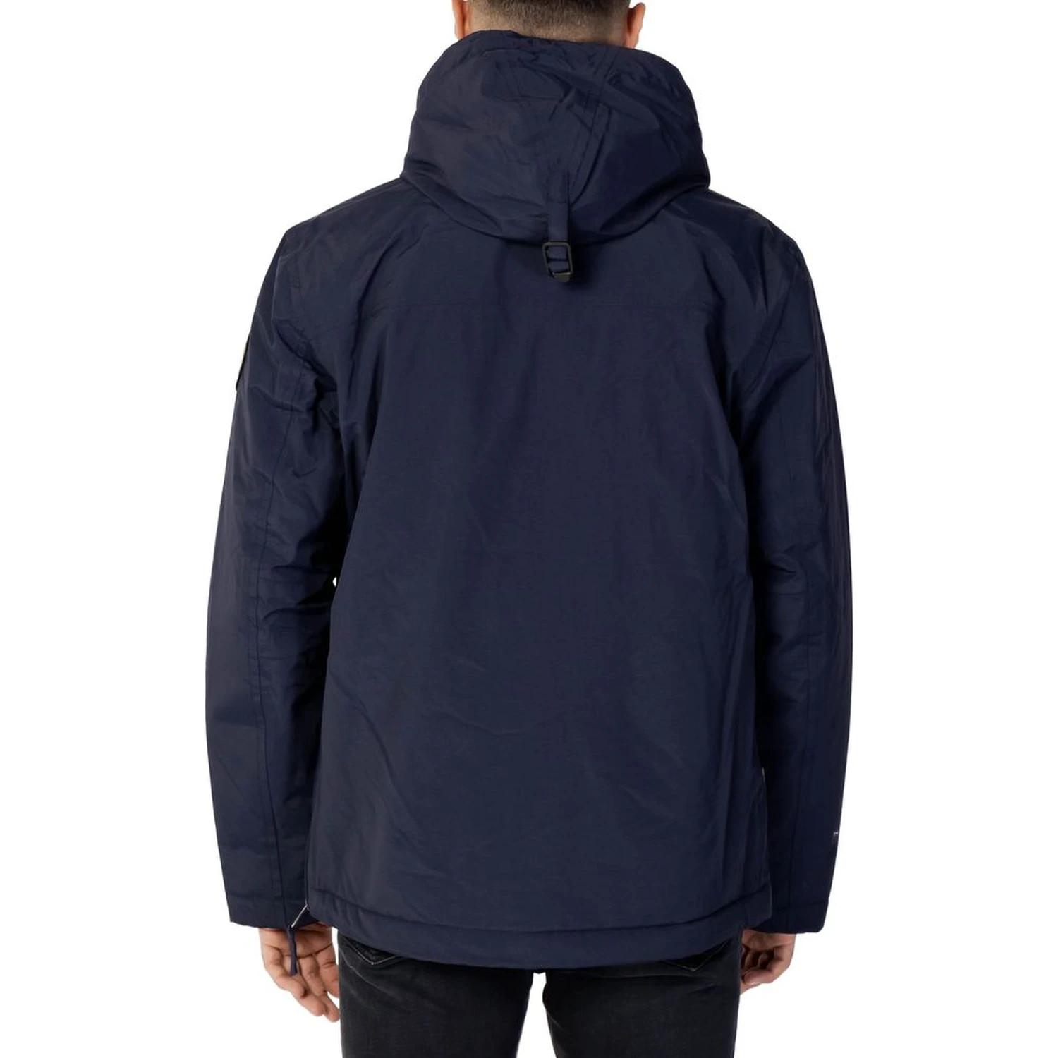 Blue Polyester Shell Jacket