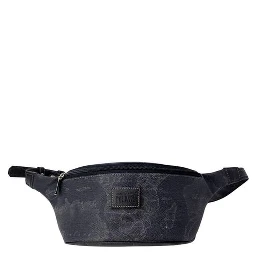 Black Polyester Belt Bag