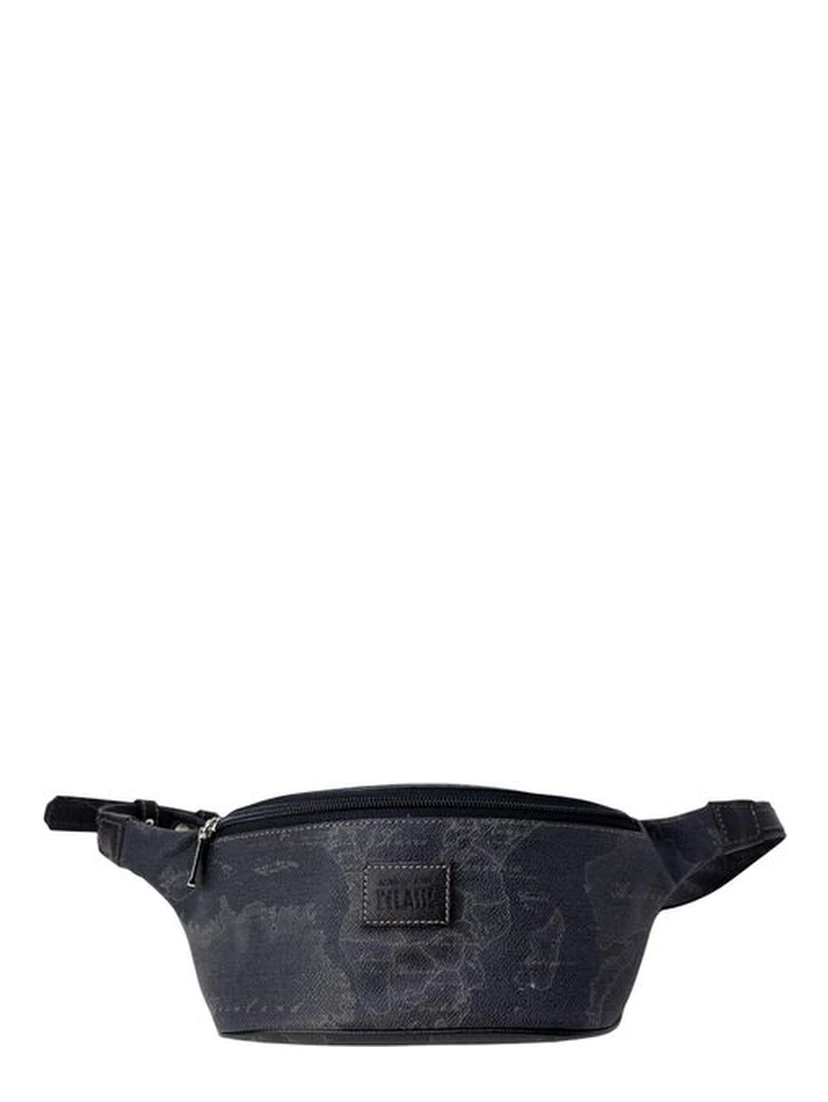 Black Polyester Belt Bag