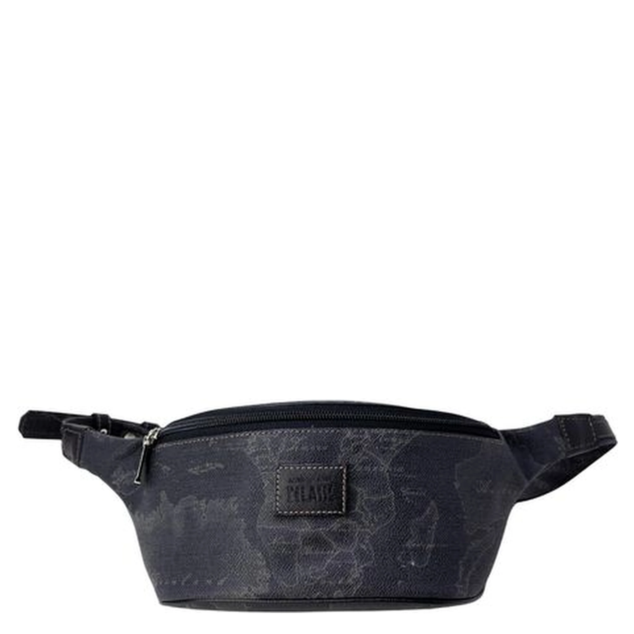 Black Polyester Belt Bag