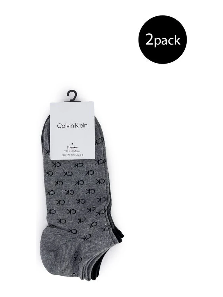 Gray Elastane Socks