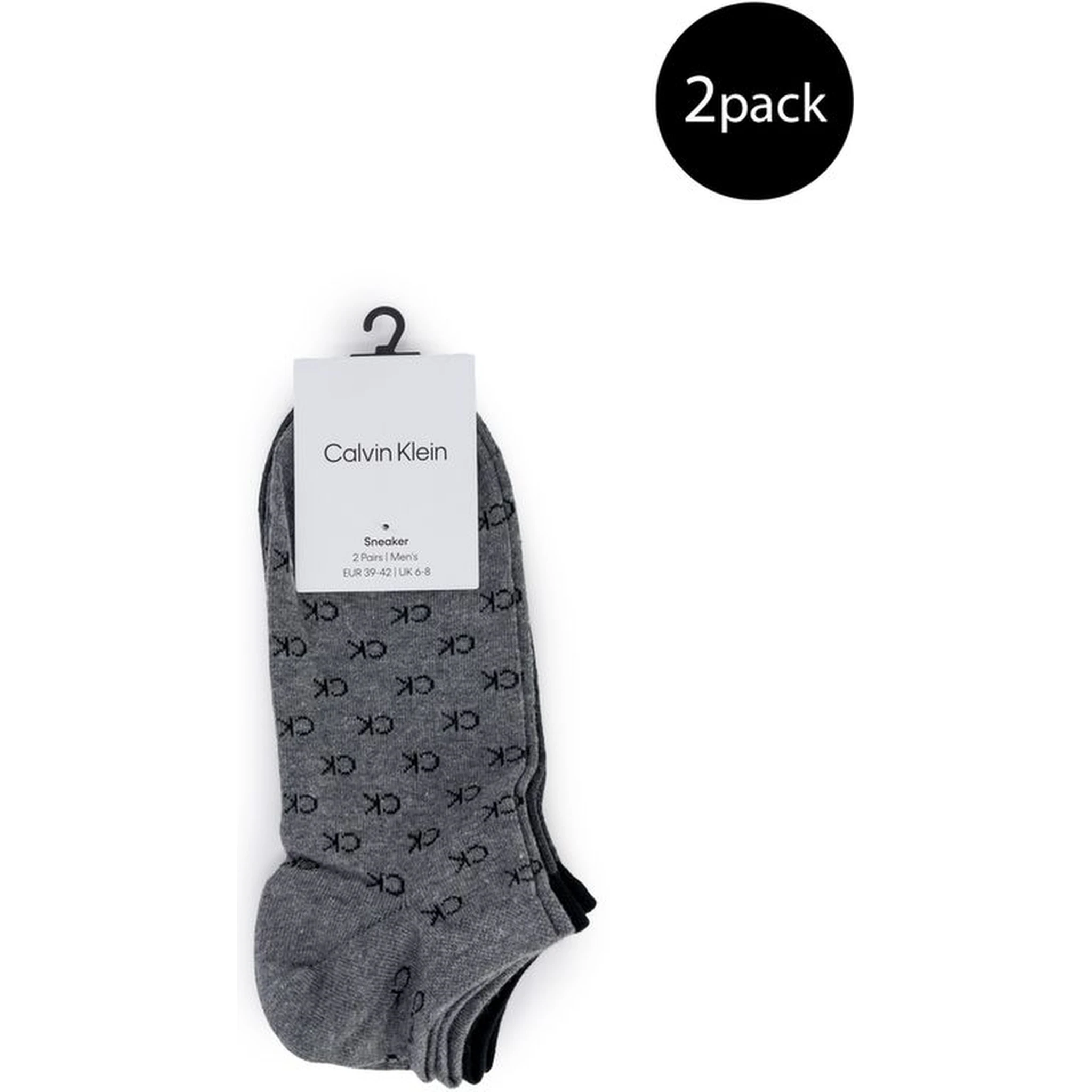 Gray Elastane Socks