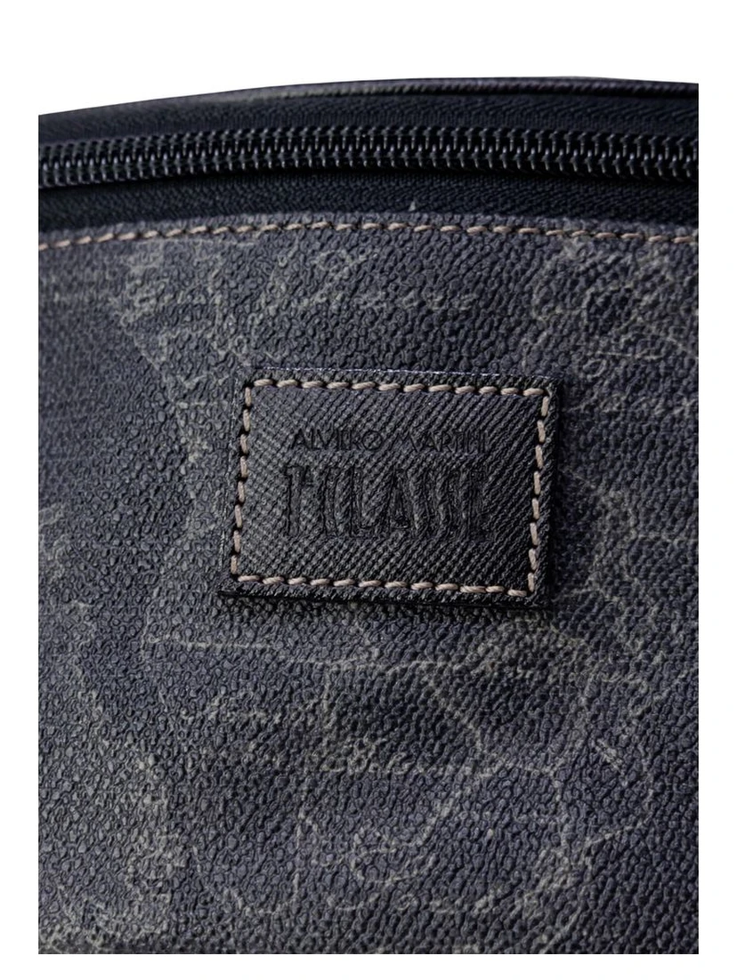 Black Polyester Belt Bag